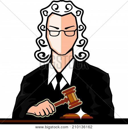 Judge Vector Illustration Clip-art Image Eps Vector