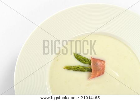 Creme von Spargel