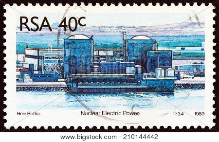 SOUTH AFRICA - CIRCA 1989: A stamp printed in South Africa from the 