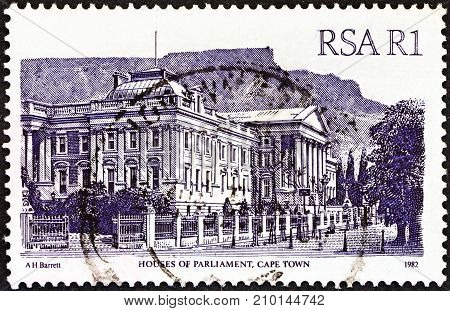 SOUTH AFRICA - CIRCA 1982: A stamp printed in South Africa from the 