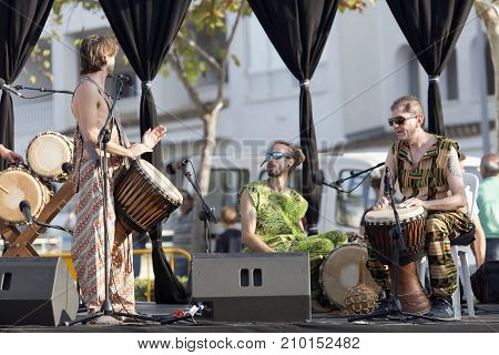 African Music Group Performing At Ecoaltea.