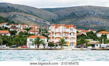 Coast Of The Adriatic Sea In Dalmatia