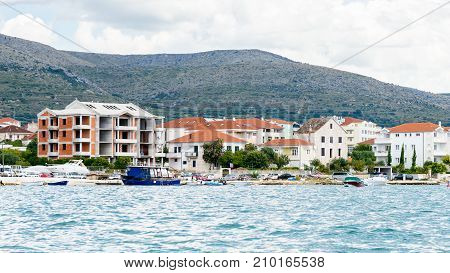 Coast Of The Adriatic Sea In Dalmatia