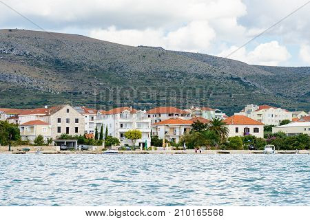 Coast Of The Adriatic Sea In Dalmatia