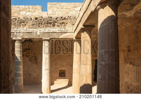 The Tombs Of The Kings In Pahos Cyprus