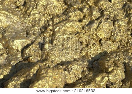 The Texture Of The Background Of Gold Money Bars
