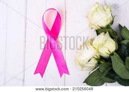 The awareness of people and the fight against breast cancer. Stusio Photo