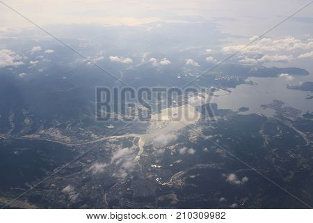 Blue Sky Clouds,blue Sky With Clouds.