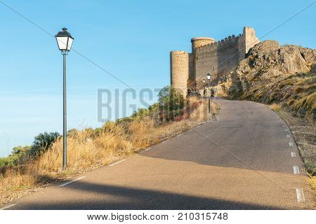 Medieval Castle of Puebla de Alcocer Badajoz Extremadura
