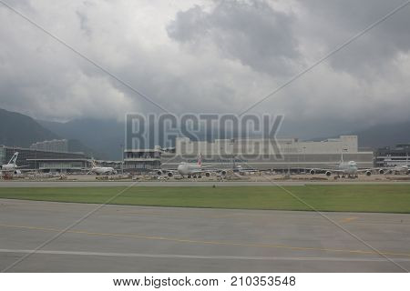 Fukuoka, Japan Airport Runway