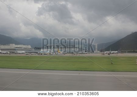 Fukuoka, Japan Airport Runway