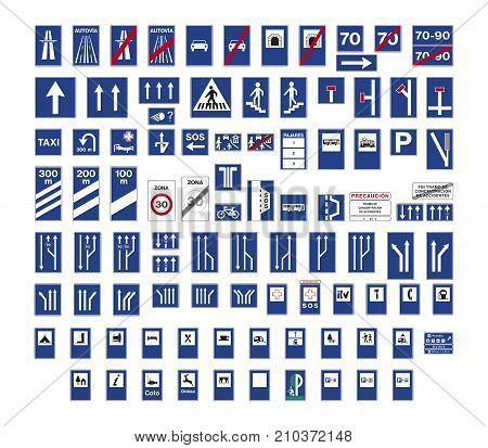 Set Isolated Spanish Vector & Photo (Free Trial) | Bigstock