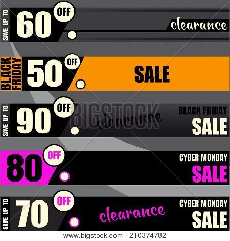 black friday sale banner, super sale banners