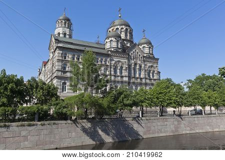 St. John's Stauropegial Convent on the River Karpovka in St. Petersburg, Russia