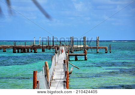 Beautiful Beach at El Uvero, Costa Maya - México