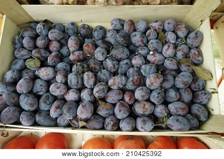 Market With Local Food In Split