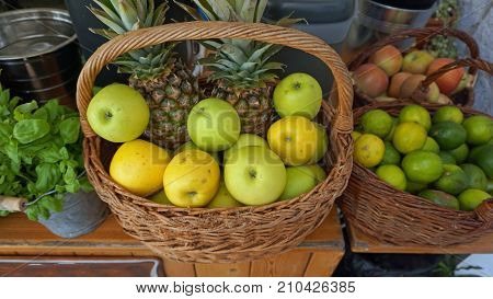 Market With Local Food In Split