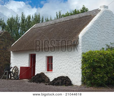 Irská doškové chalupě