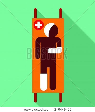 Hurt Person Vector Illustration Clip-art Image Eps File