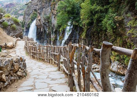 Kapuzbasi waterfall, Kayseri province, Turkey