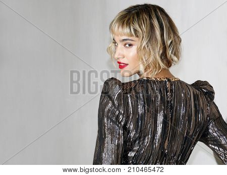 Sofia Boutella at the Hammer Museum Gala In The Garden held at the Hammer Museum in Westwood, USA on October 14, 2017.