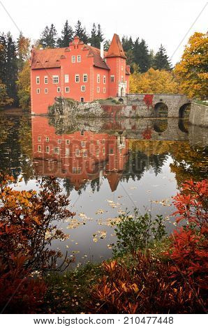 Cervena Lhota Castle in Czech Republic.