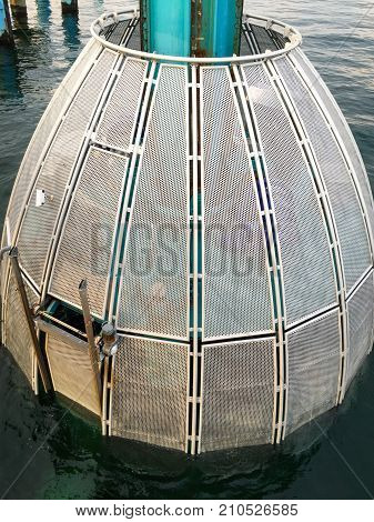 Details of Diving Bell at the Baltic Sea