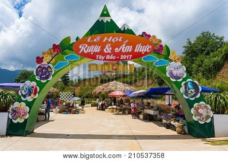 Entrance Gate To Fansipan Legend, Sunworld Cable Car Station