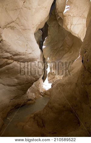 hiking in hidden canyon at turkey saklikent