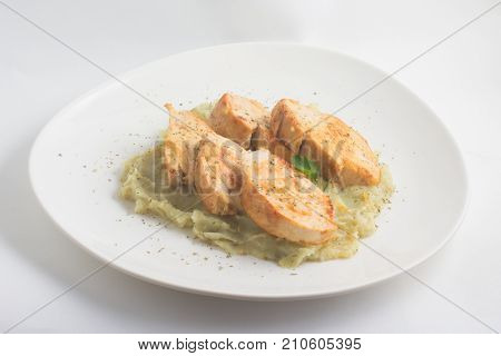 Chicken Fillet With Sweet Potato Puree