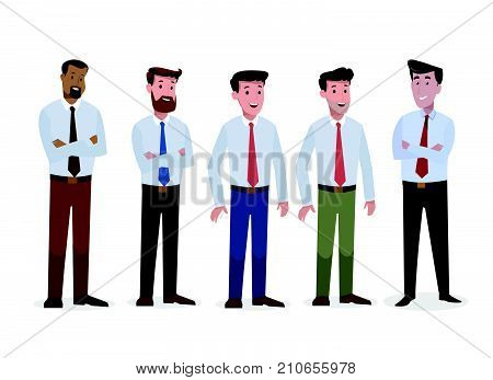 Busineman Character In Shirt.eps