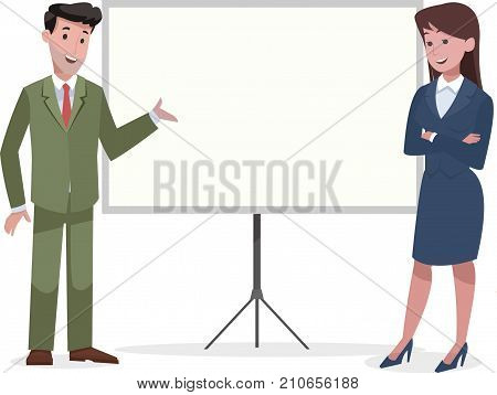 Set of corporate characters for animation and print purpose