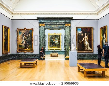 Tate Britain In London, Hdr
