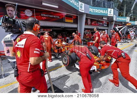 Sebastian Vettel Of Germany And Scuderia Ferrari