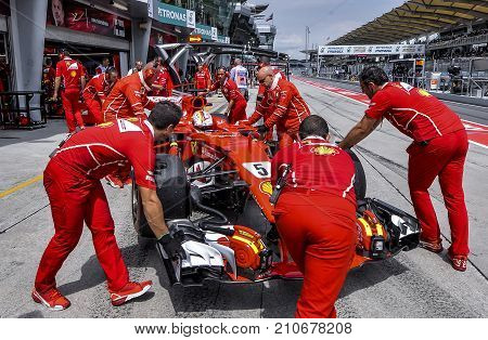 Sebastian Vettel Of Germany And Scuderia Ferrari