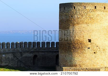 Fortress Akkerman, Belgorod-Dnestrovsky, Ukraine, 2017. Medieval fortress 