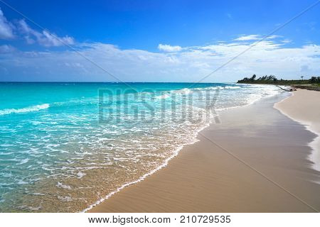 Mahahual Caribbean beach in Costa Maya of Mayan Mexico