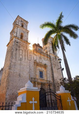 Valladolid San Gervasio church of Yucatan in Mexico