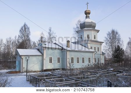 Church of the Assumption of the Blessed Virgin in the town of Velsk, Arkhangelsk region, Russia