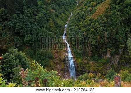 Waterfall In Ayder Plateau Rize