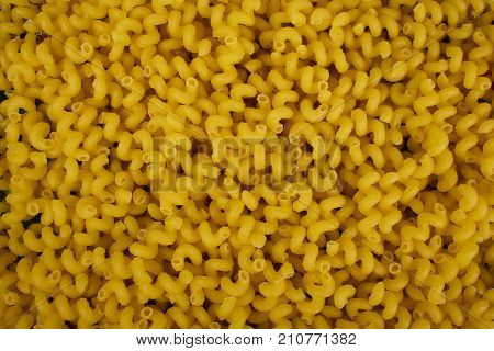 texture of spilled pasta spilled on a table