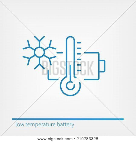 Battery With Thermometer