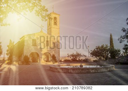 Park Church of Sant Eloi in Lleida