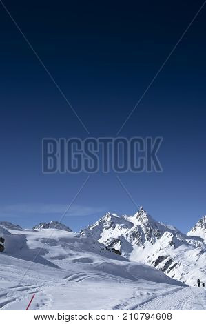 landscape from maria luisa hut in formazza valley
