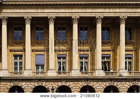 Close up of the Academie De Musique