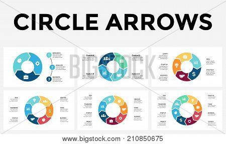Circle Arrows Diagram Vector & Photo (Free Trial) | Bigstock