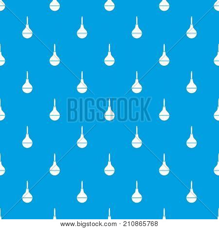 Medical pear pattern repeat seamless in blue color for any design. Vector geometric illustration