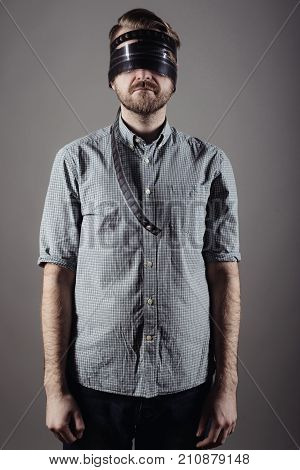 Hipster Man Head Bandage From The Film