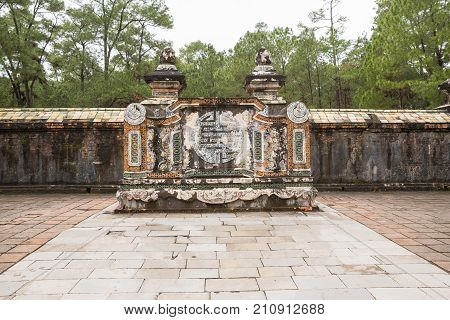 Khiem Tomb Of Tu Duc In Hue Vietnam