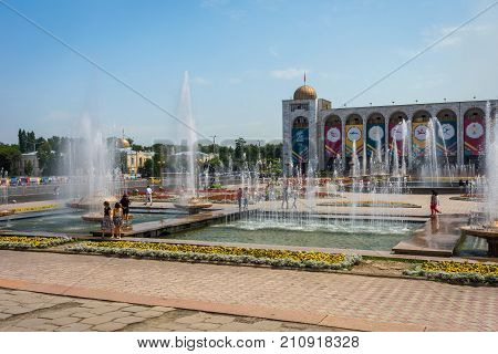 Bishkek Main Square, Kyrgyzstan